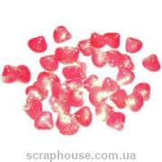 Пайетки Ракушки розовые перламутровые
