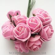 Розы сиренево-розовые раскрытые