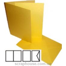 Заготовка для открытки золотая, размер 10,5х15 см