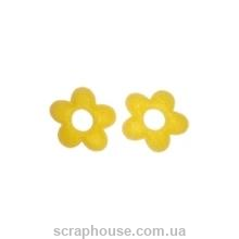 Аппликация из фетра Желтые цветы