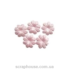 Цветы для скрапбукинга зефир розовый