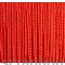 Сутажный шнур красный, из шёлковой нити, 2мм