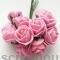 Розы сиренево-розовые раскрытые
